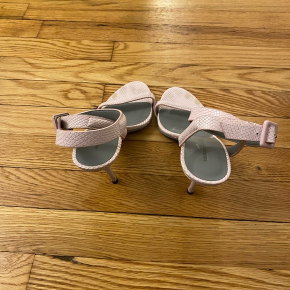 Alexander Wang Snake-effect Blush Antonia Sandals - Picture 3 of 4